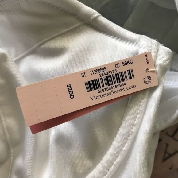 Victorias Secret White Shine Strap Wicked Bikini Top NWT - Picture 5 of 5